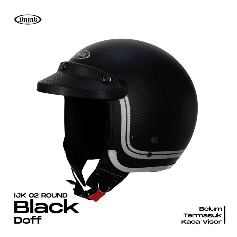 HELM RETRO INJAK CARBON PREMIUM