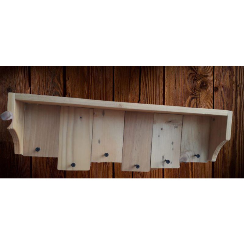 rak kunci dinding / rak kunci tempel dinding / gantungan kunci