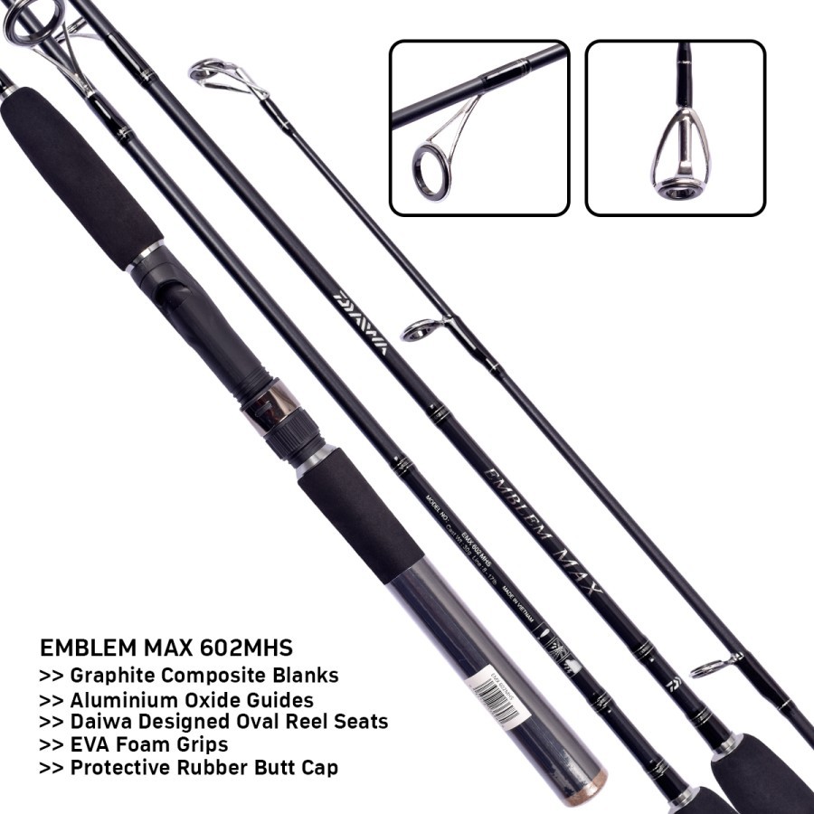 Stick Joran Daiwa Emblem Max EMX 602MHS 8-17LB