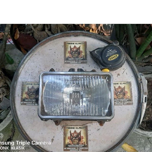 headlamp kotak hella h1 made in germany ORIGINAL headlamp hella germany head lamp hella germany lamp