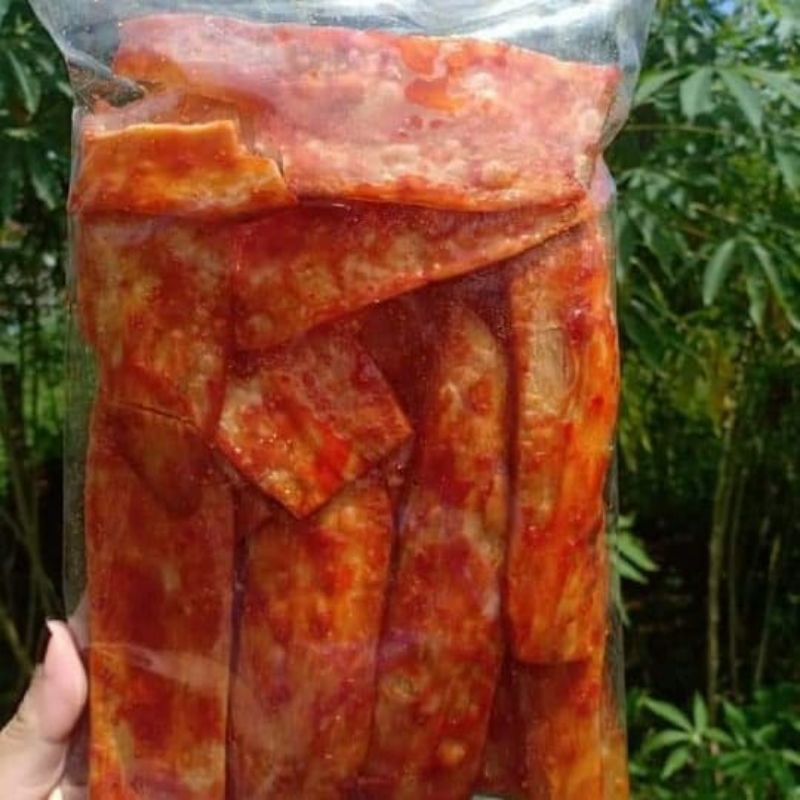 

Sanjai kripik singkong balado panjang 250 gr