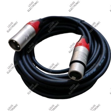 Kabel Audio Mic Canare Canon 5mtr jack xlr male to xlr female murah bagus