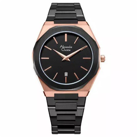 Jam tangan pria original Alexandre Christie AC-8600 BBRBA