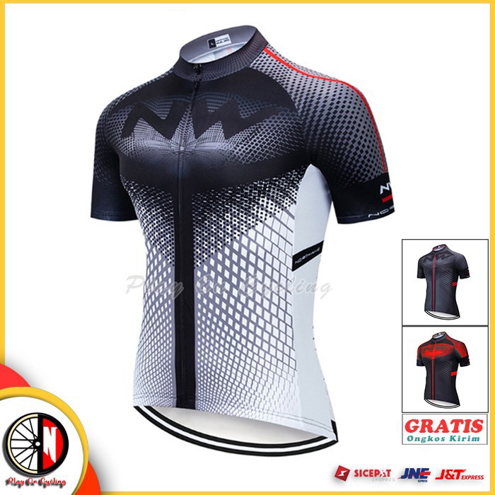 JERSEY SEPEDA NORTHWAVE WHITE ROADBIKE CYCLING PRIA WANITA IMPORT OBRAL MURAH