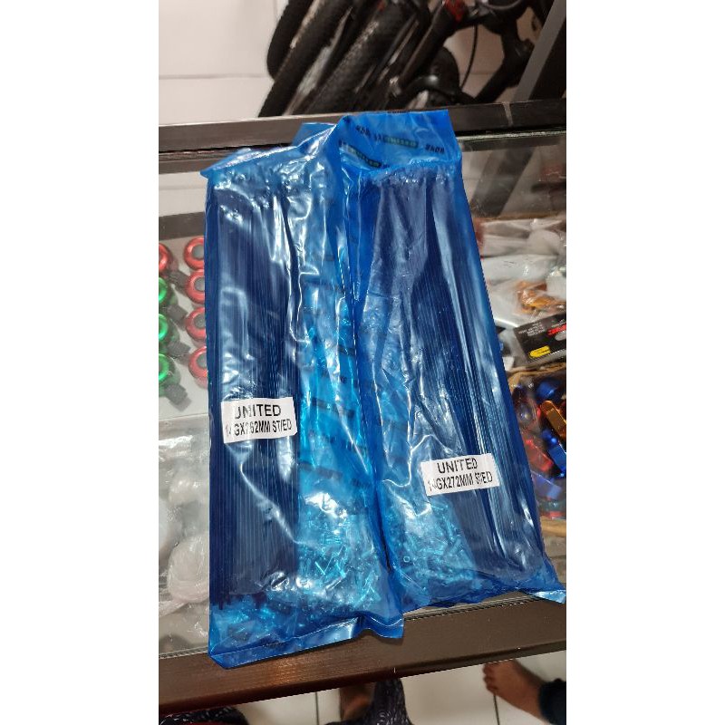 Juri jarijari jari jari jari2 velg sepeda mtb 26 27.5 700 hitam stainless united