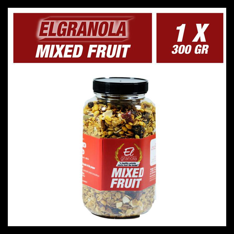 

Diskon El Granola Mix Fruit / Healthy Snack / Sereal