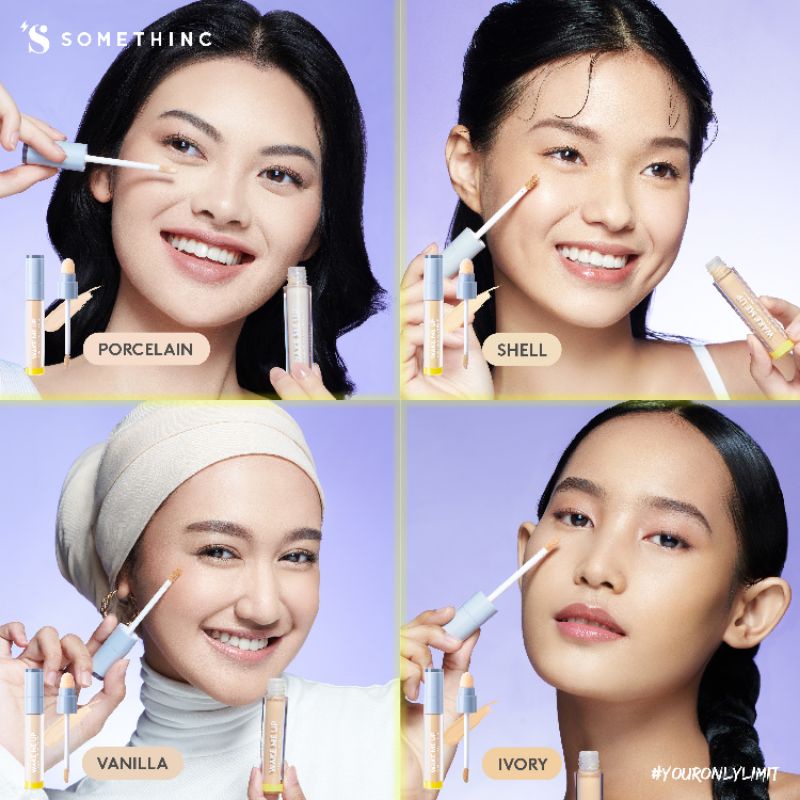 (GOSEND/COD) SOMETHINC WAKE ME UP HD BLUR FULL COVERAGE CONCEALER (TAHAN AIR TAHAN KERINGAT)