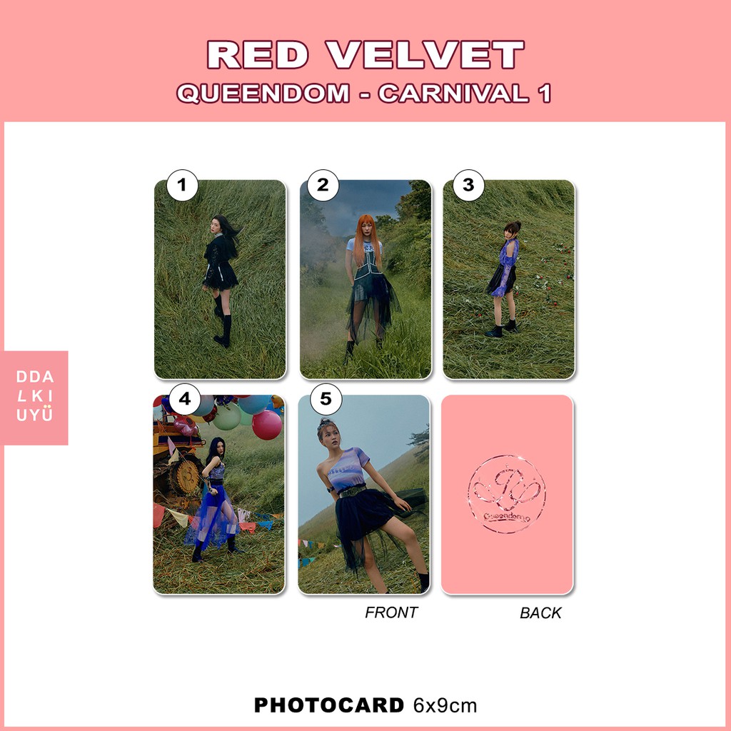 Red Velvet - photocard [QUEENDOM] Ver. CARNIVAL