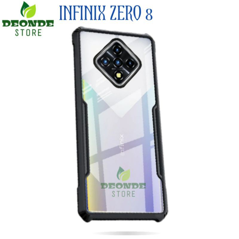 casing cover infinix zero 8 hardcase premium transparan