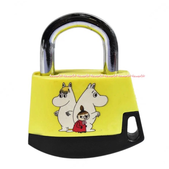 Gembok Abloy Moomin Padlock Abloy Classic Gembok Yellow Blue Padlock Gambar Motif Gambar Pad Lock