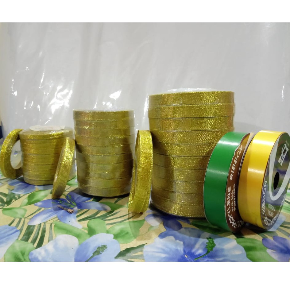 

Rol Pita Glitter Gold, Silver, Hijau Polos, Kuning Polos