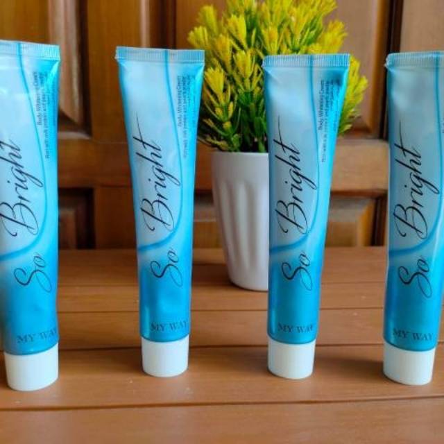

CREAM PEMUTIH TUBUH instant/Aman BPOM/SO Bright original my way