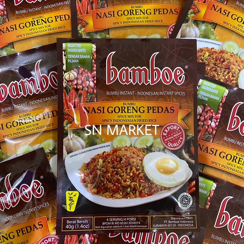 

Bamboe Bumbu Nasi Goreng Pedas 40 gr