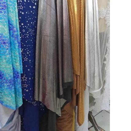 Bahan Kain Spandex Lycra Marmaid Premium