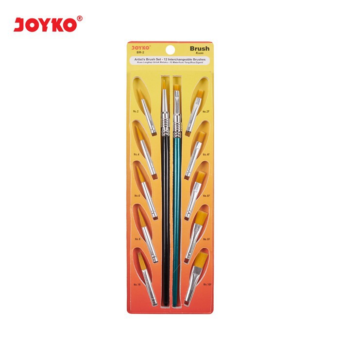 

Kuas Cat Lukis Set Joyko BR-2