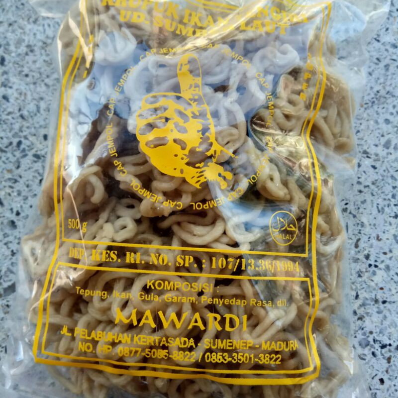 

KERUPUK PATTOLA 'CAP MAWARDI'