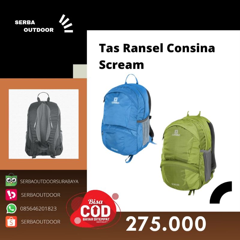 Jual Daypack Consina Scream L Shopee Indonesia