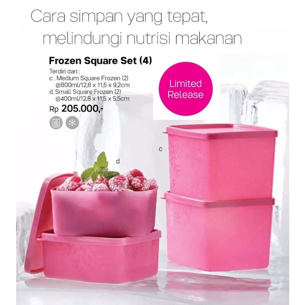 Frozen Set Tupperware