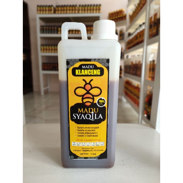 

Madu Syaqila |Madu Klanceng Jaminan Asli 1KG| Madu Murni |Raw Honey | Madu Mentah
