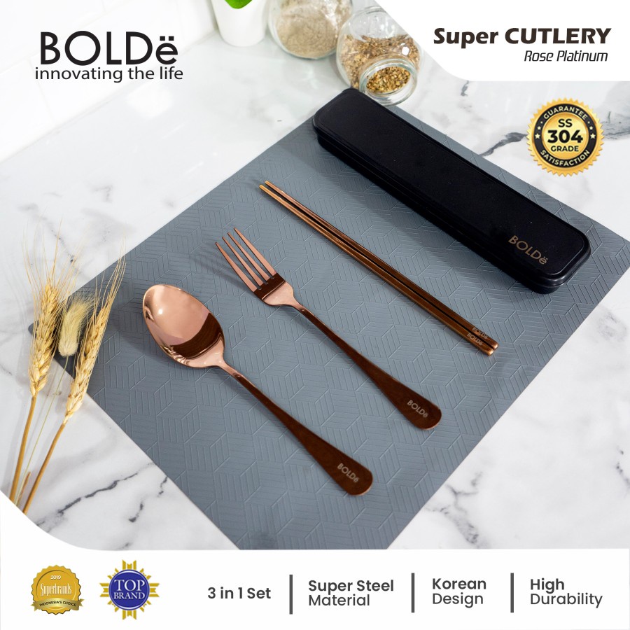 Alat Makan BOLDe Super Cultery Set 4 Pcs