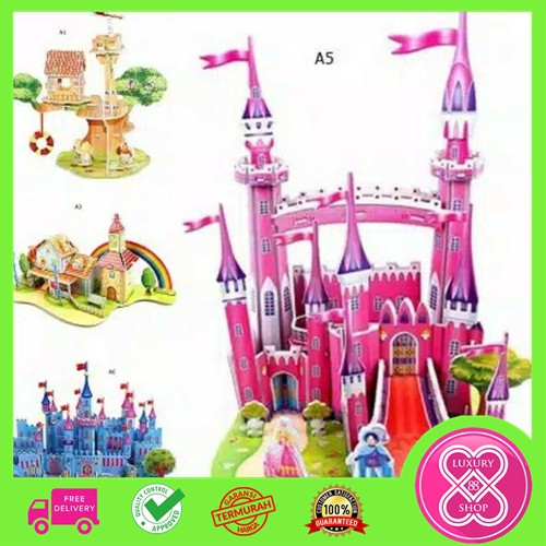 3D Puzzle Toy / Mainan Puzzle Kreatifitas Anak Ukuran Besar