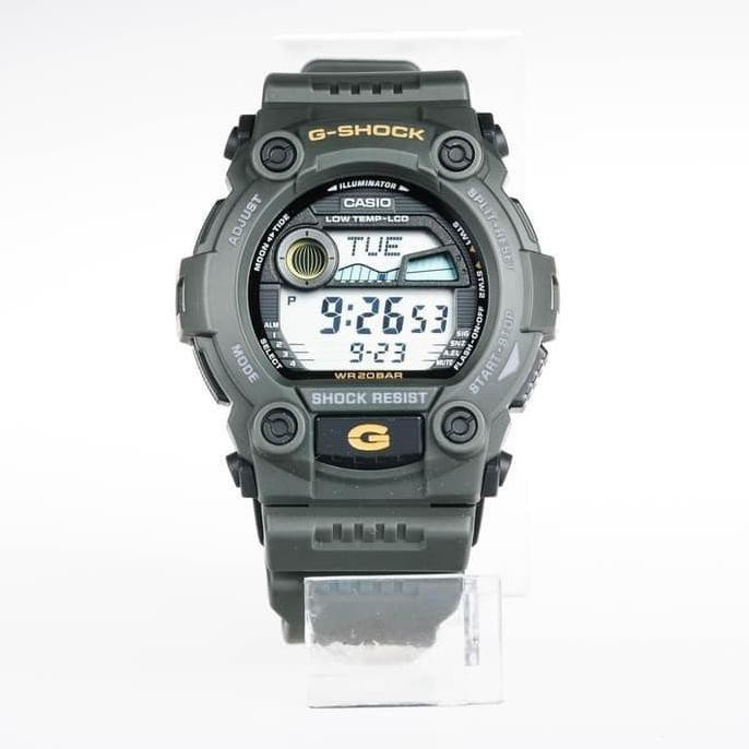 Casio G-Shock G-7900-3Dr / G7900 Jam Tangan Pria Original - Hijau Army Dudung.Store