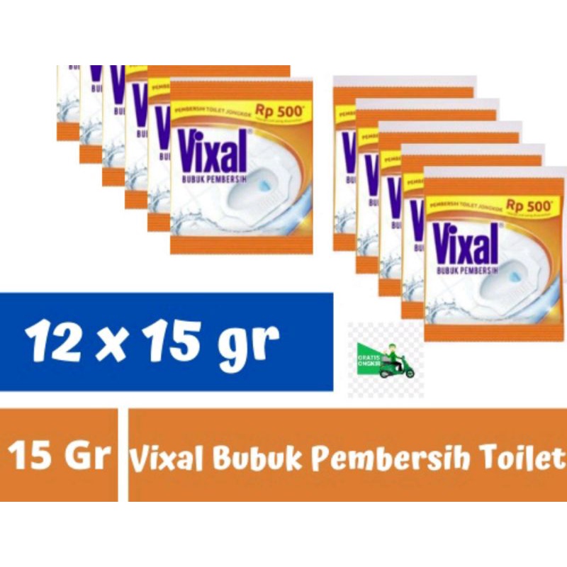 Vixal Pembersih Toilet15g 12 Sachet Renceng