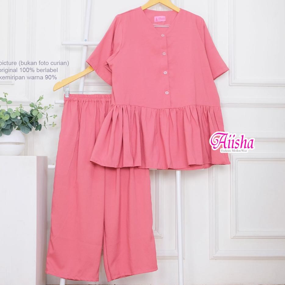 Baju Tidur Set Piyama Jumbo LD 120 - 140 / Piyama Wanita Big Size Bahan Adem Katun Halus [Nkn31au22м