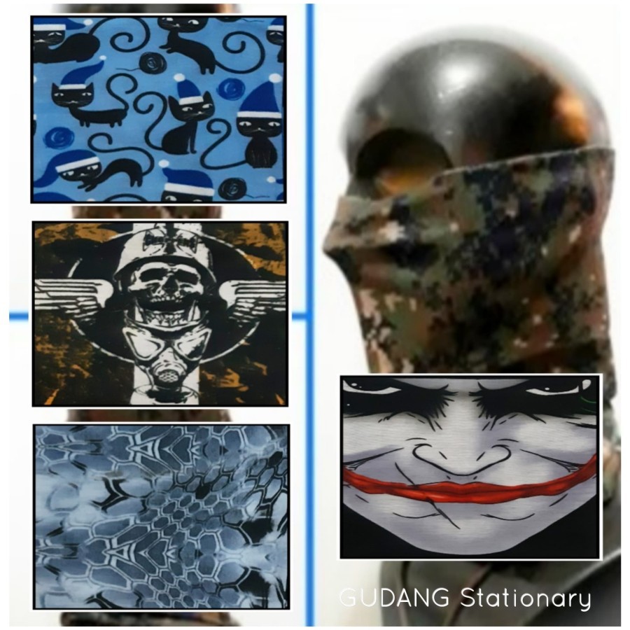 Masker Multifungsi Hitam