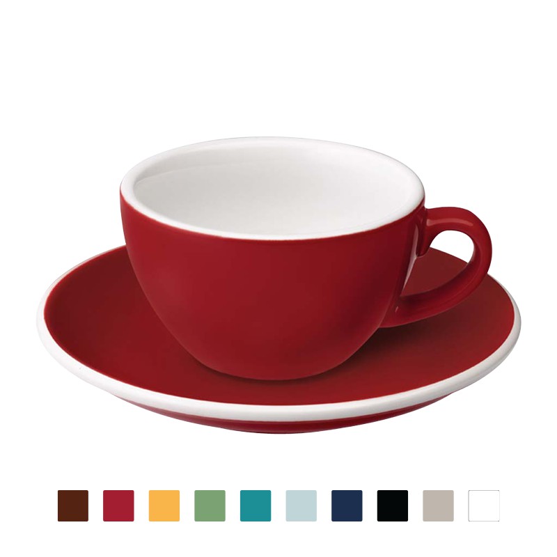 

LOVERAMICS EGG 200ML CAPPUCCINO CUP & SAUCER