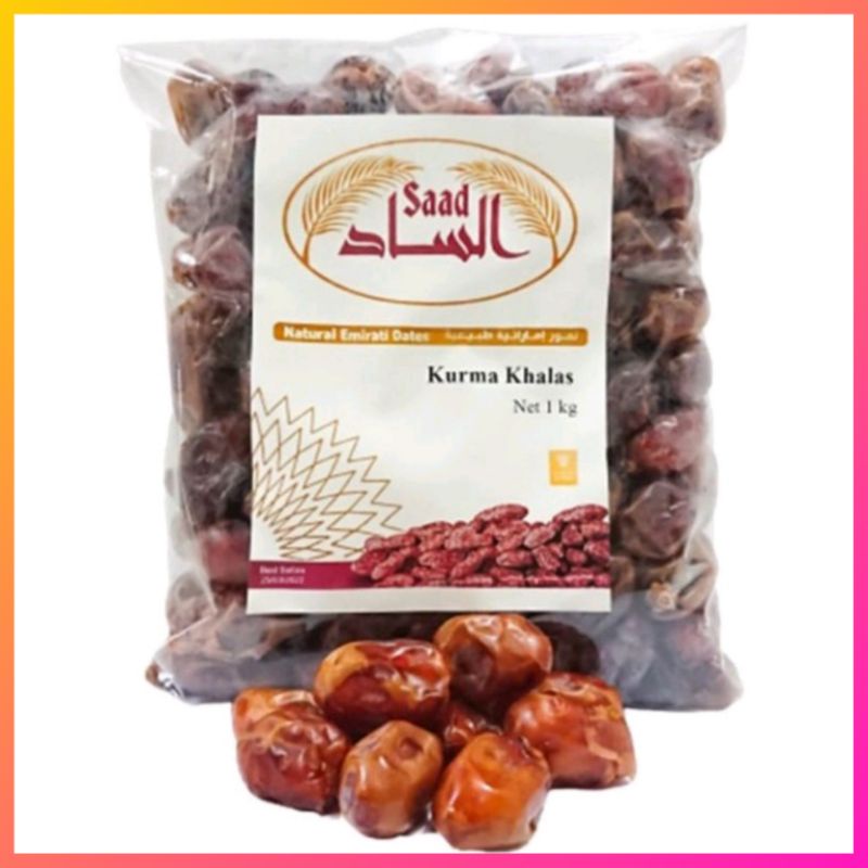 

Kurma Khalas Saad 1 kg Kurma Kholas Al Saad Original