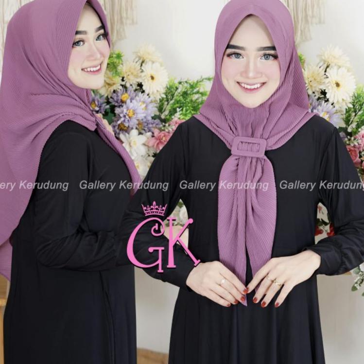 Original BERGO PLISKET PED GESPER GK / BERGO PLISKET / JILBAB PLISKET / KERUDUNG PLISKET / KRUDUNG P