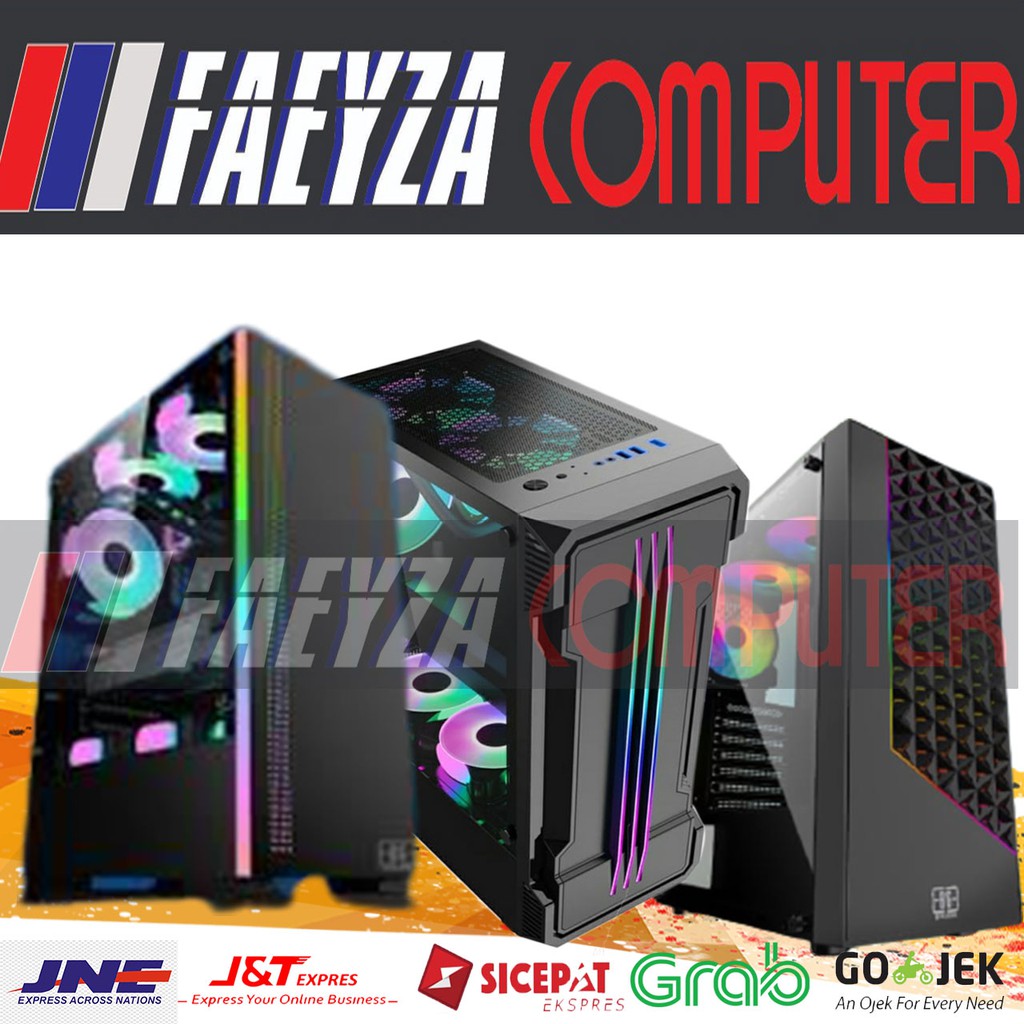 PC GAMING RAKITAN (CPU ONLY) CORE I3 10100F GEN 10 RAM 8GB HDD 500GB SSD 120GB VGA