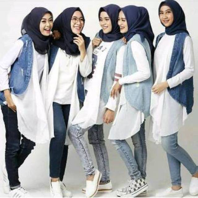 TERMURAH.. OUTER JEANS MIX SIFON | BAHAN JEANS WASHED TEBAL | GROSIR BISA ECERu