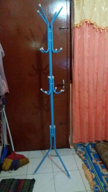 [disiniaja] Stand Hanger / Gantungan Tiang Berdiri / Hanger Gantungan Baju Dan Tas