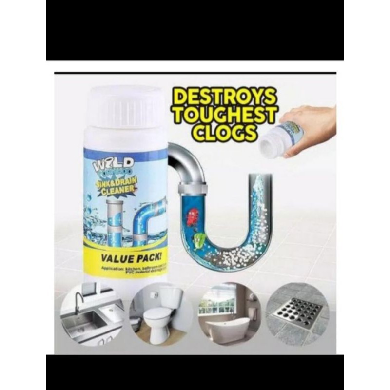WILD TORNADO SINK ANTI SUMBAT PEMBERSIH PIPA CLEANER