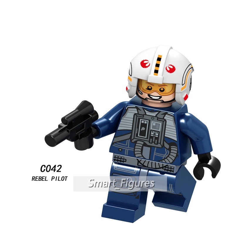 C041-c048 Mainan Mini Figure Star Wars Trooper Rebel Pilot Rebel Troop Flame Trooper