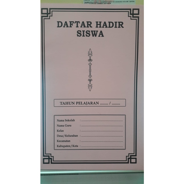 Daftar Hadir Siswa