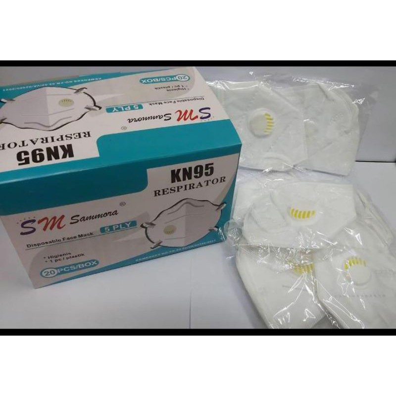 Masker KN95/Masker Wajah/Anti Dropet /KN95 Respirator/Sammora