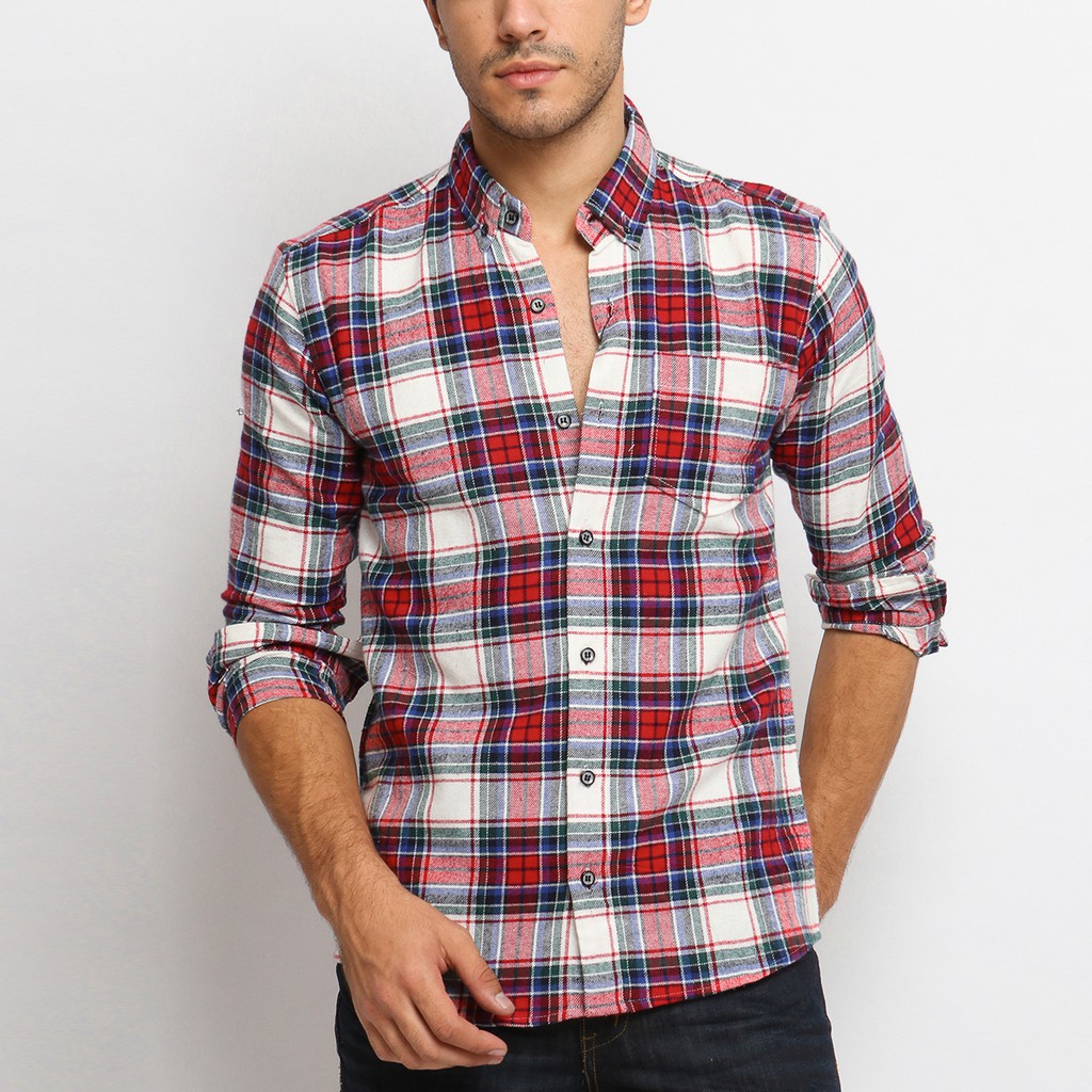 

VENGOZ Kemeja Flanel Pria - Wifa Flannel Shirt