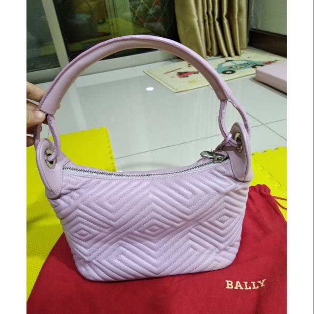 Tas bally purple original preloved