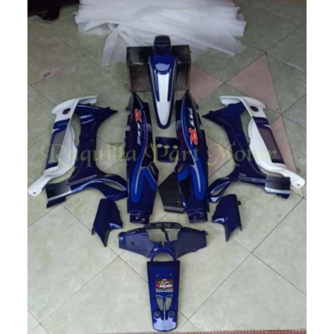 Cover Body Fizr F1zr Full Set Halus Caltex Cover Bodi Yamaha Fiz r Caltex Biru