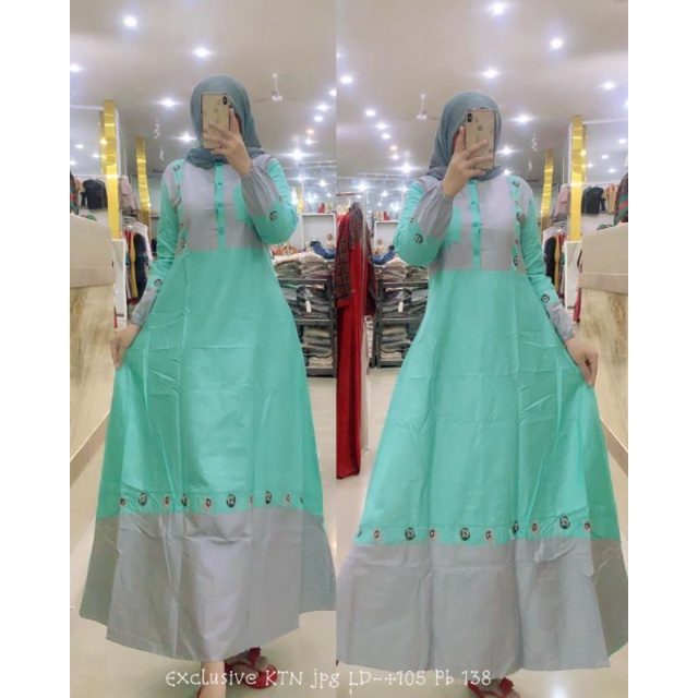 Gamis Inayah / Gamis inayah set / Gamis exclusive / Gamis Replika