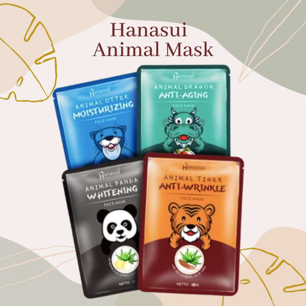 Hanasui Animal Face Mask 25ML