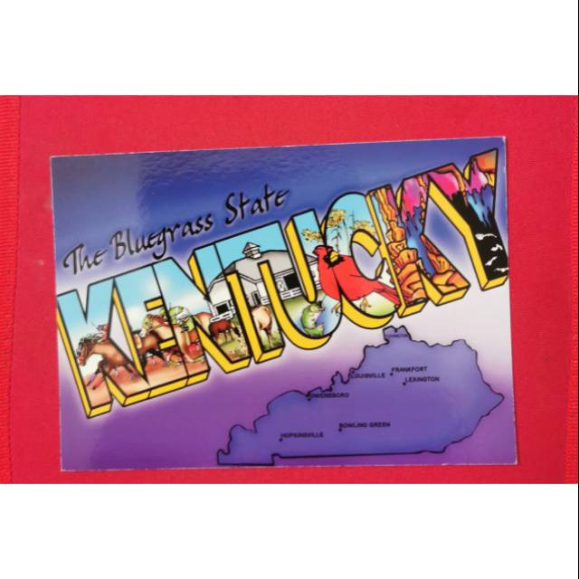 

Kartu pos peta amerika/American map postcard