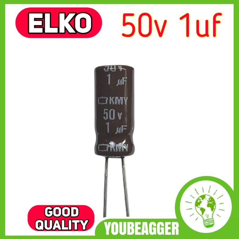 elko 50v 1uf kapasitor