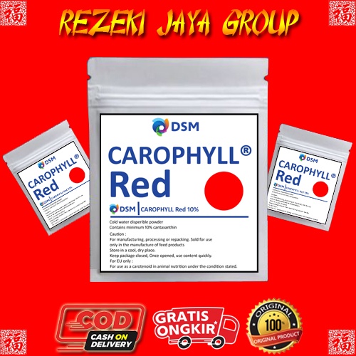 CAROPHYLL RED,BLUE,YELLOW SUPLEMEN WARNA IKAN