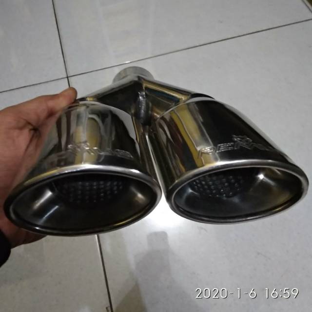 Buntut Knalpot Mobil Oval / Tailpipe