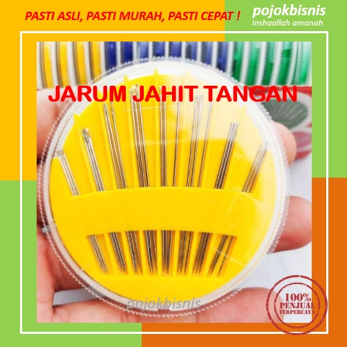 JARUM JAHIT TANGAN ANEKA UKURAN LENGKAP HARGA GROSIR