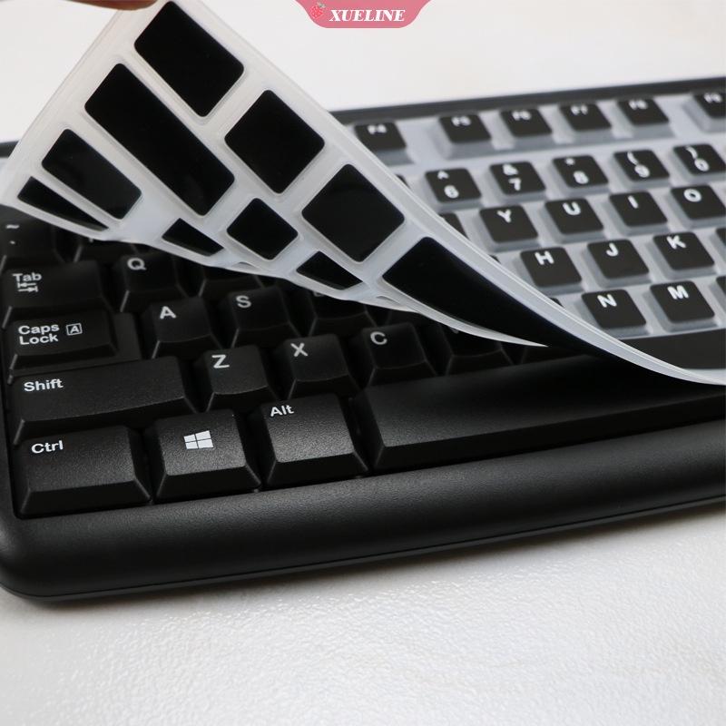 Logitech Mk120 K120 Stiker Keyboard Silikon Ultra Tipis Anti Debu Kualitas Tinggi